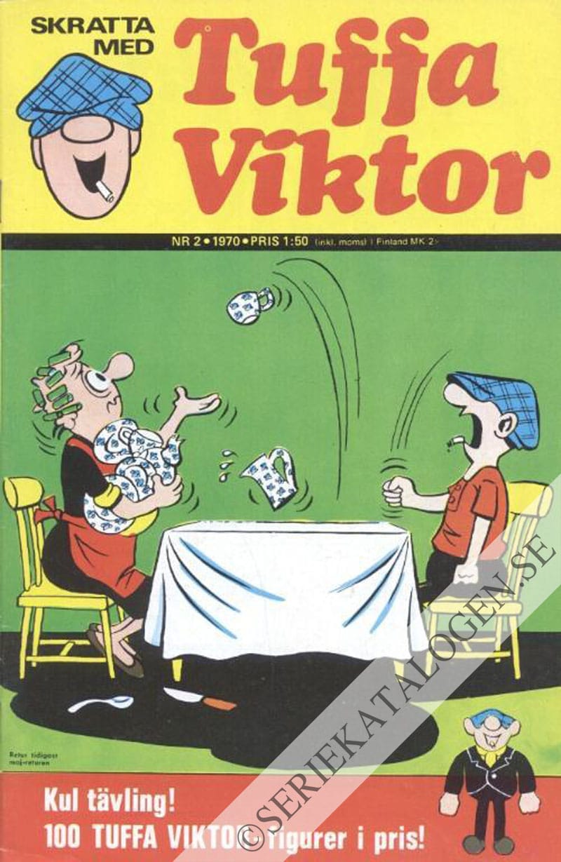 Framsida på Skratta med Tuffa Viktor #2 (1970)