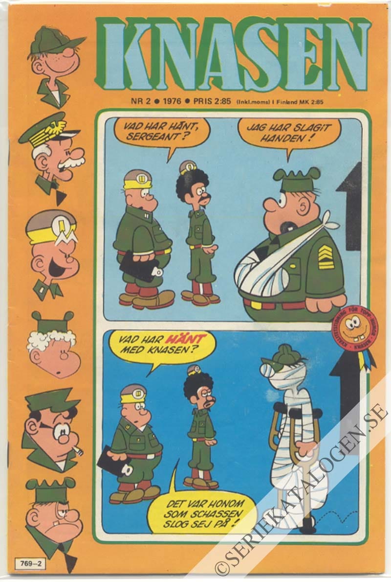 Framsida på Knasen #2 (1976)
