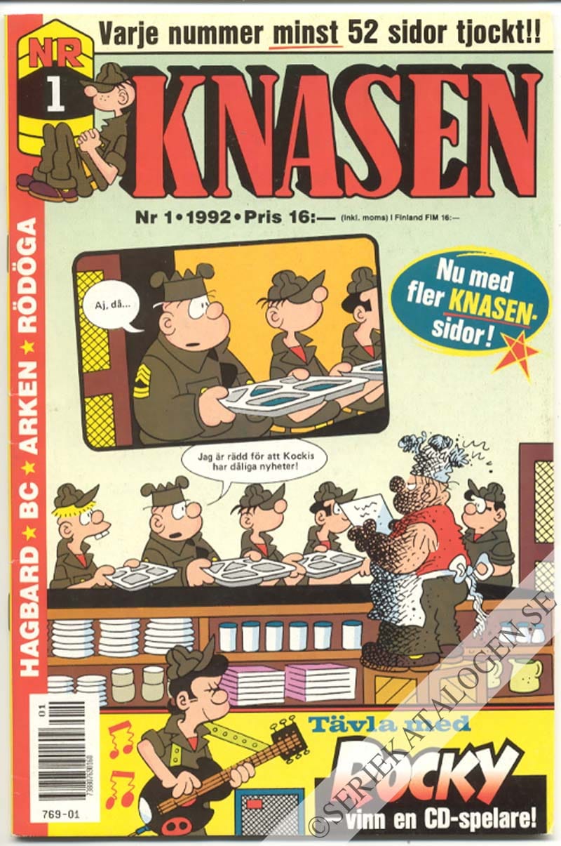 Framsida på Knasen #1 (1992)