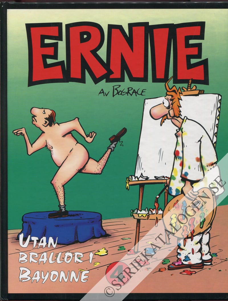 Framsida på Ernie Utan brallor i Bayonne (1996)
