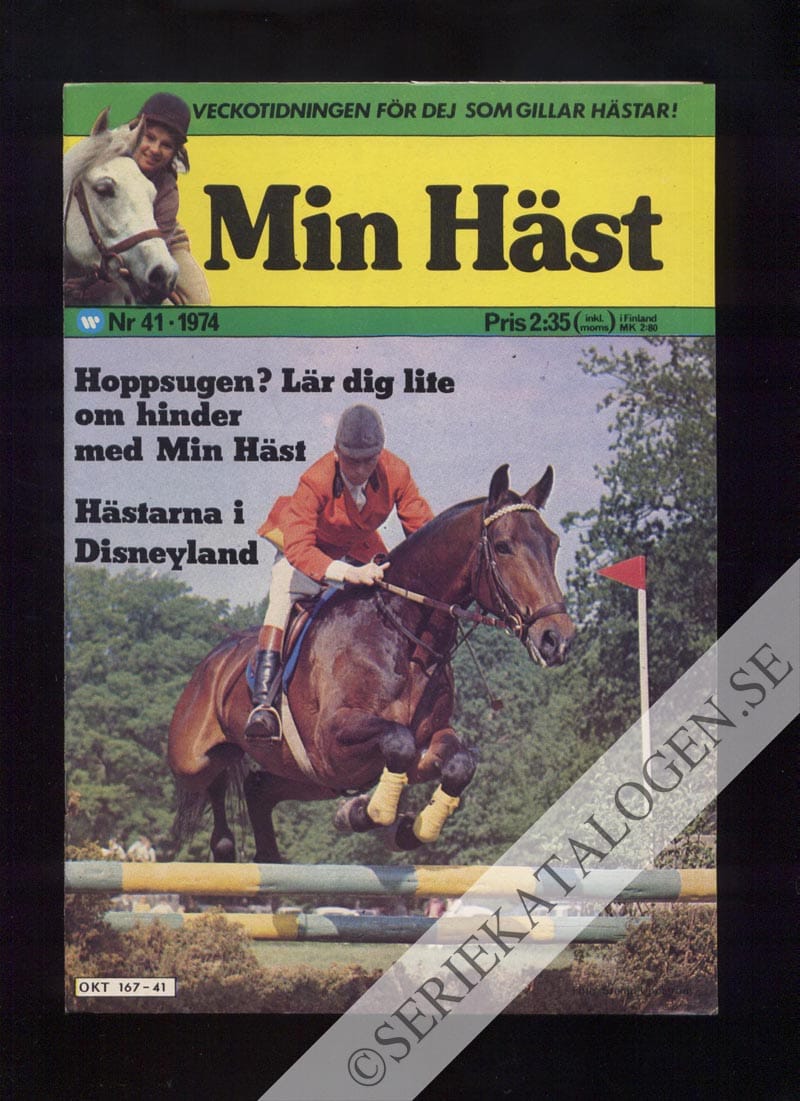 Framsida på Min häst #41 (1974)