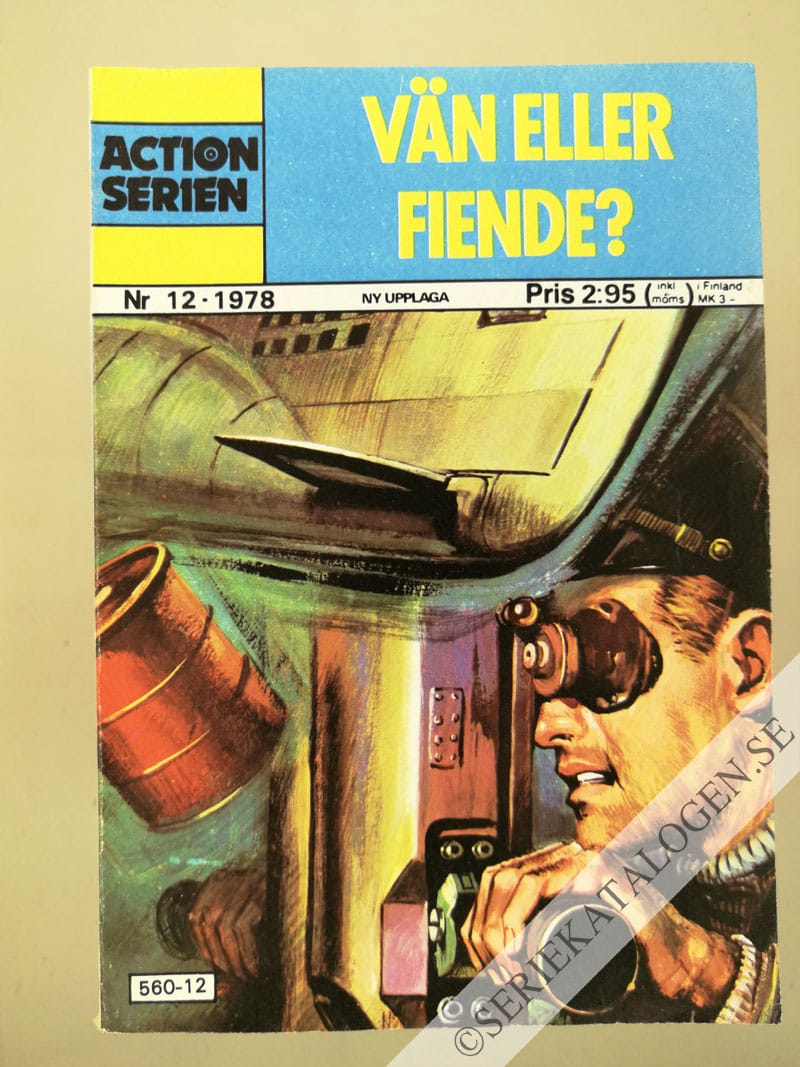 Framsida på Actionserien Vän eller fiende? (1978)