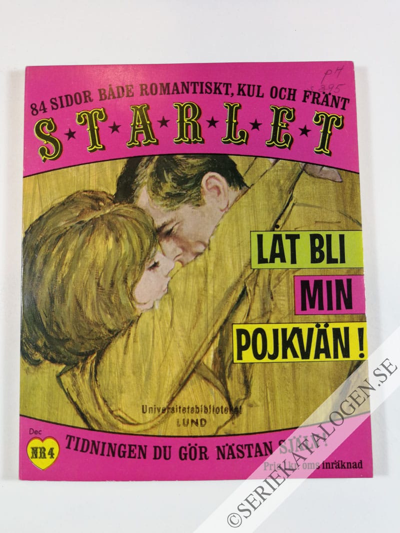 Framsida på Starlet #4 (1966)