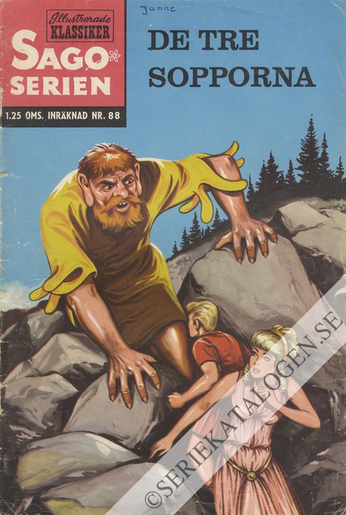 Framsida på Sagoserien #88 - De tre sopporna (1963)