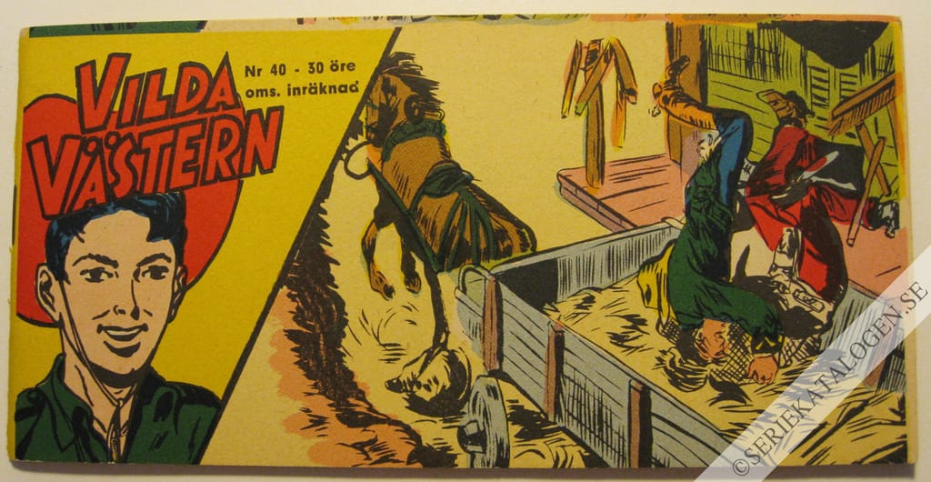 Framsida på Vilda Västern #40 (1961)