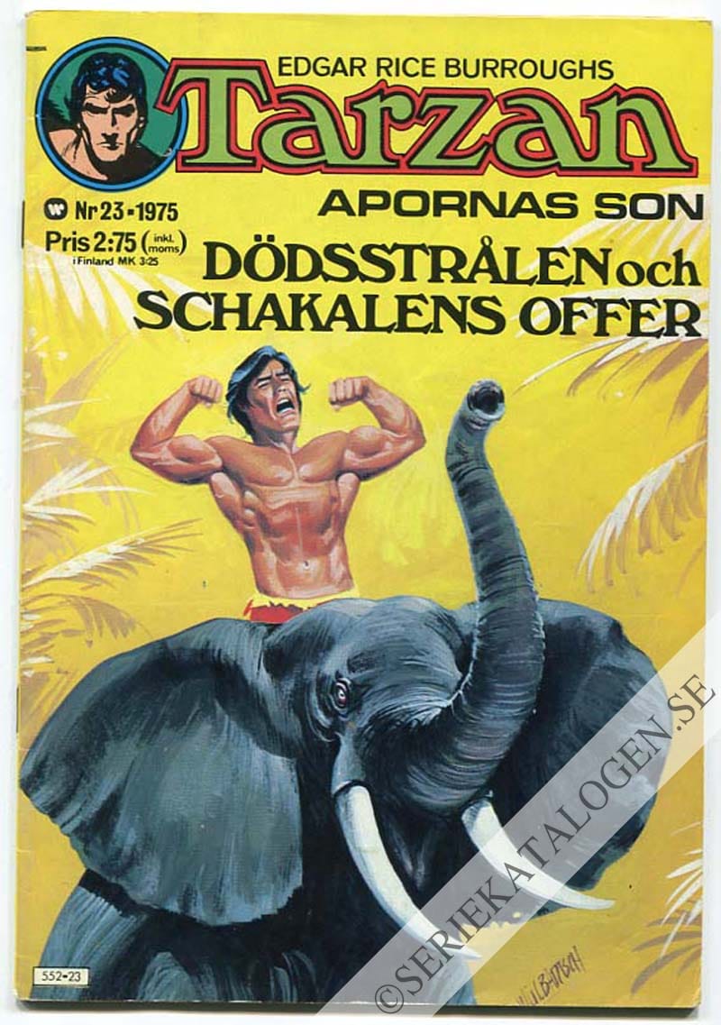 Framsida på Tarzan #23 (1975)