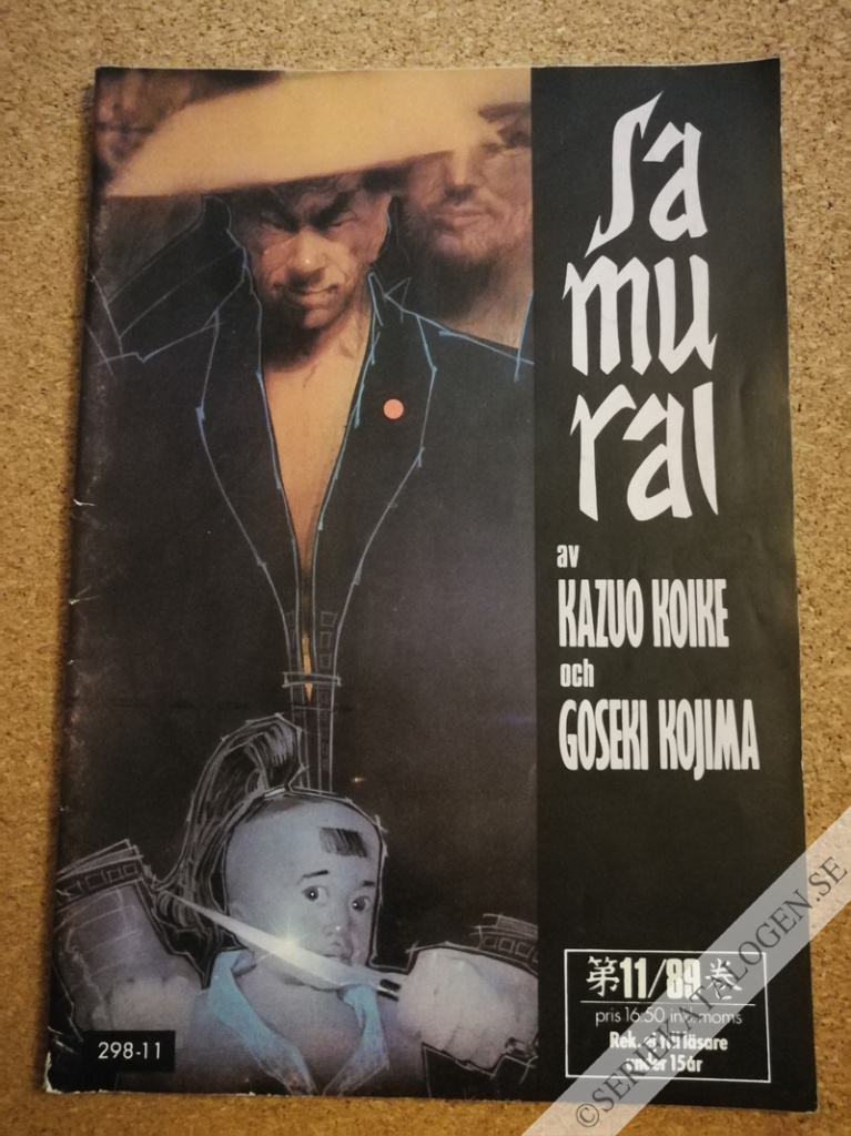 Framsida på Samurai #11 (1989)
