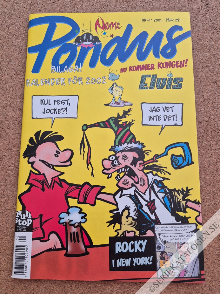 Framsida på Pondus #4 (2001)