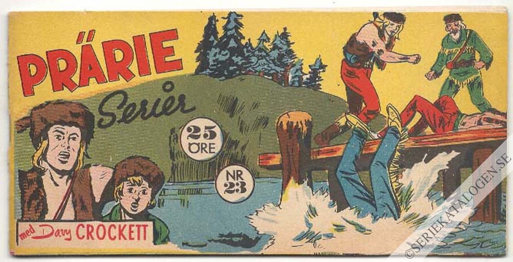 Framsida på Prärie-serier #23 (1958)