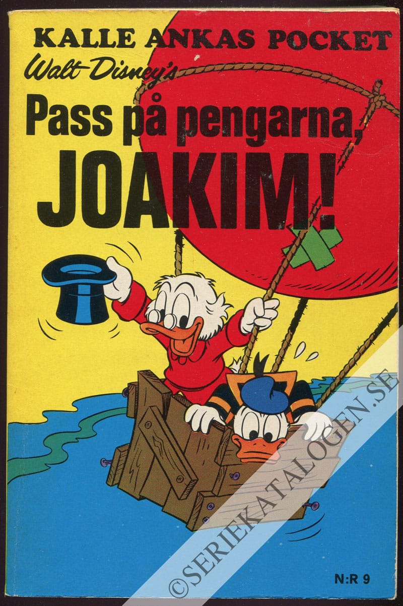 Framsida på Kalle Ankas pocket Pass på pengarna, Joakim! (1971)