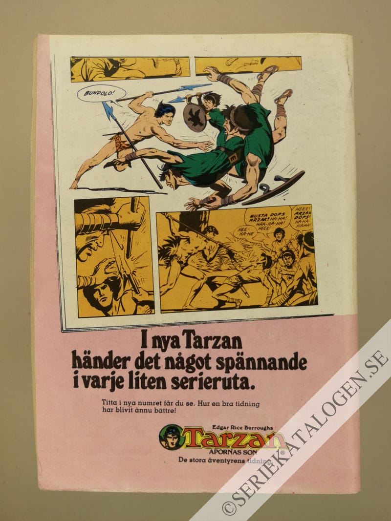 Baksida på Uppdrag "Andaru" (1981)