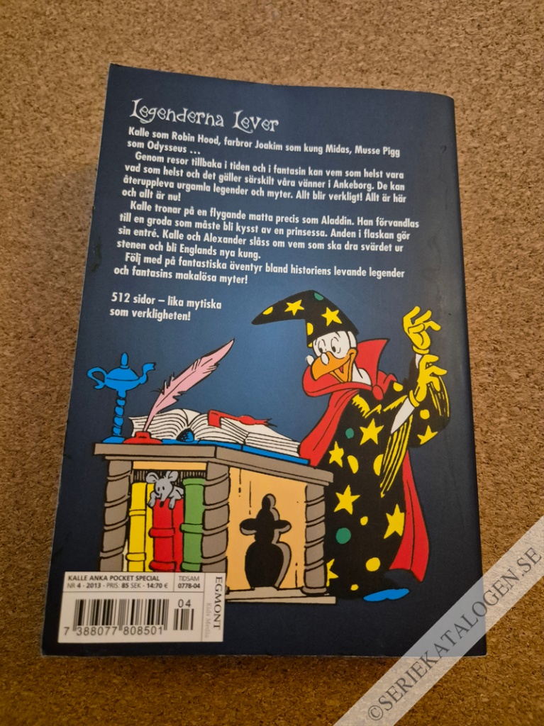 Baksida på Legender (2013)