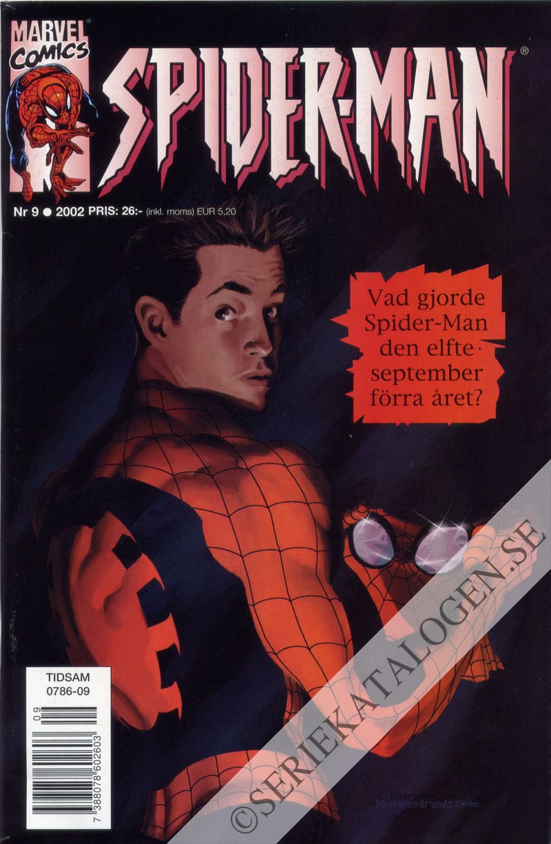 Framsida på Spider-Man #9 (2002)