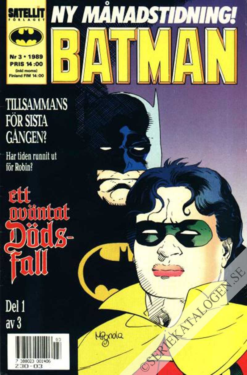 Framsida på Batman #3 (1989)