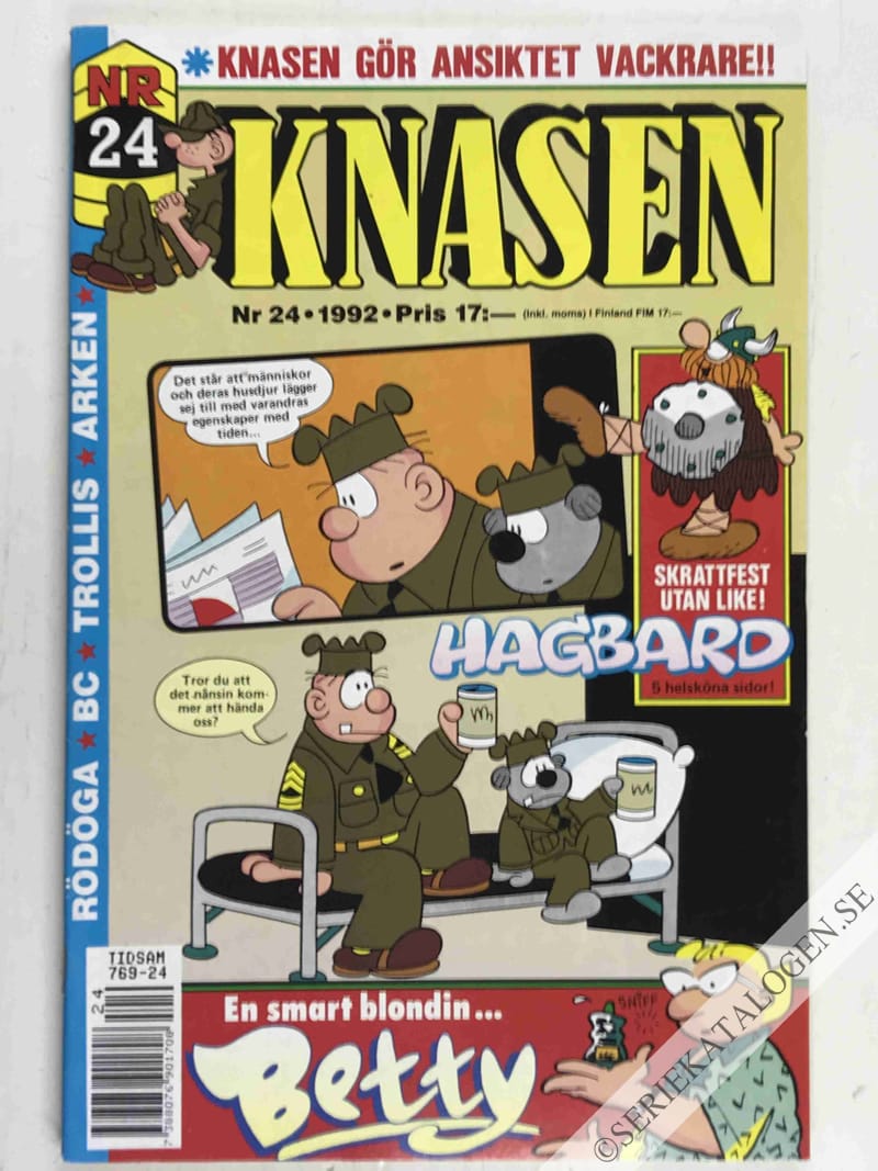 Framsida på Knasen #24 (1992)