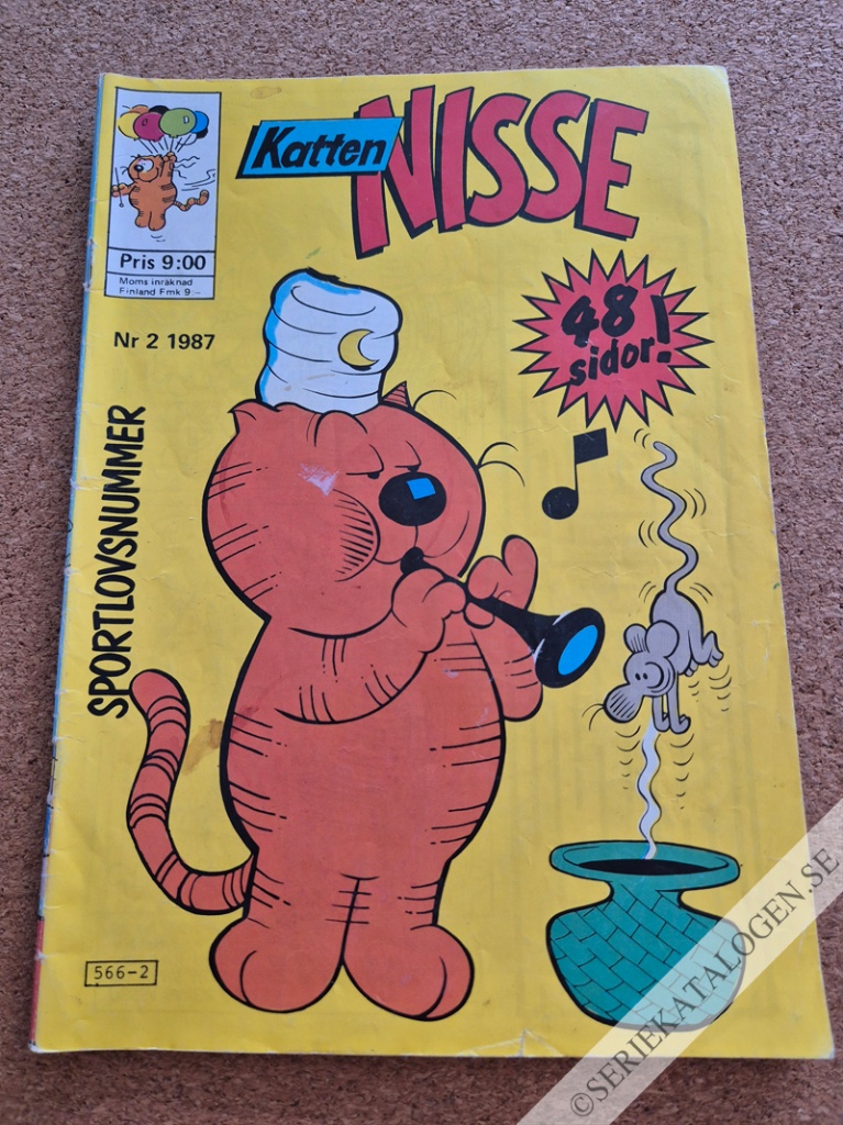 Framsida på Katten Nisse #2 (1987)