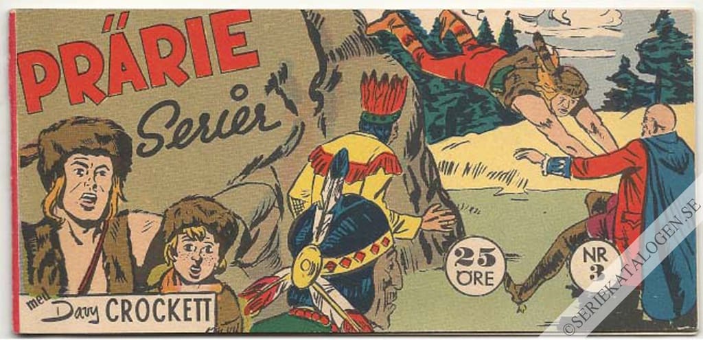 Framsida på Prärie-serier #3 (1958)