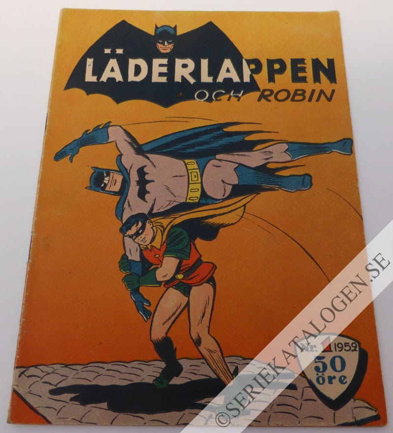 Framsida på Läderlappen och Robin #1 (1952)