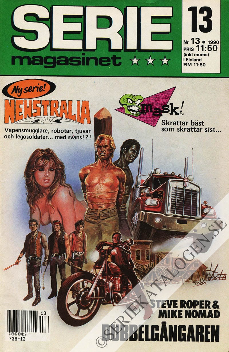 Framsida på Seriemagasinet #13 (1990)