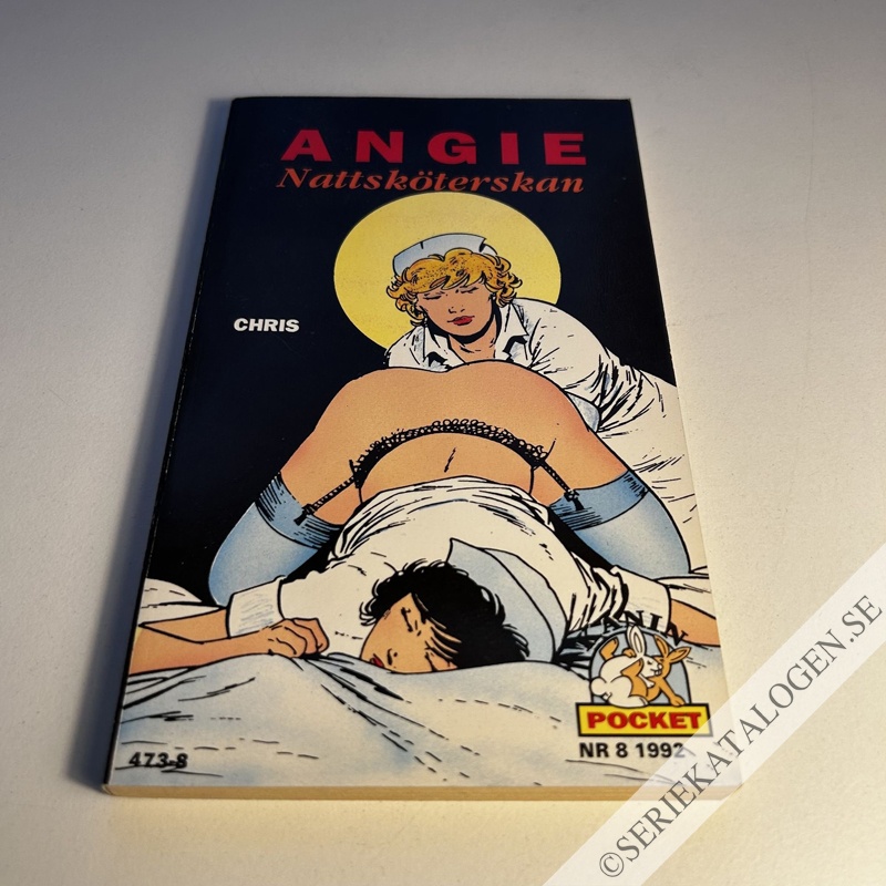Framsida på Kaninpocket Angie - nattsköterskan (1992)