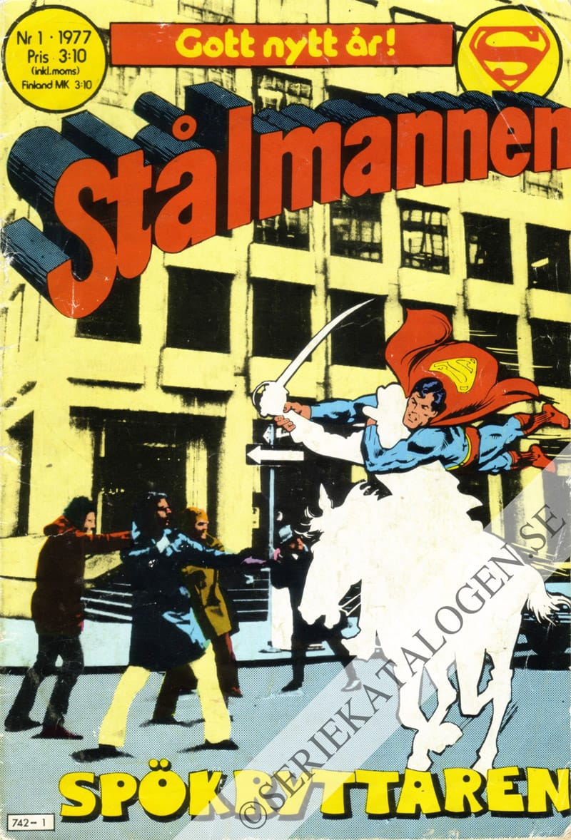 Framsida på Stålmannen #1 (1977)
