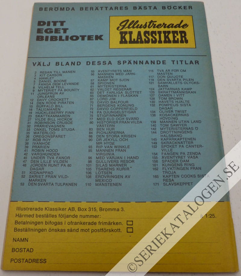 Baksida på Dödspatrullen (1966)