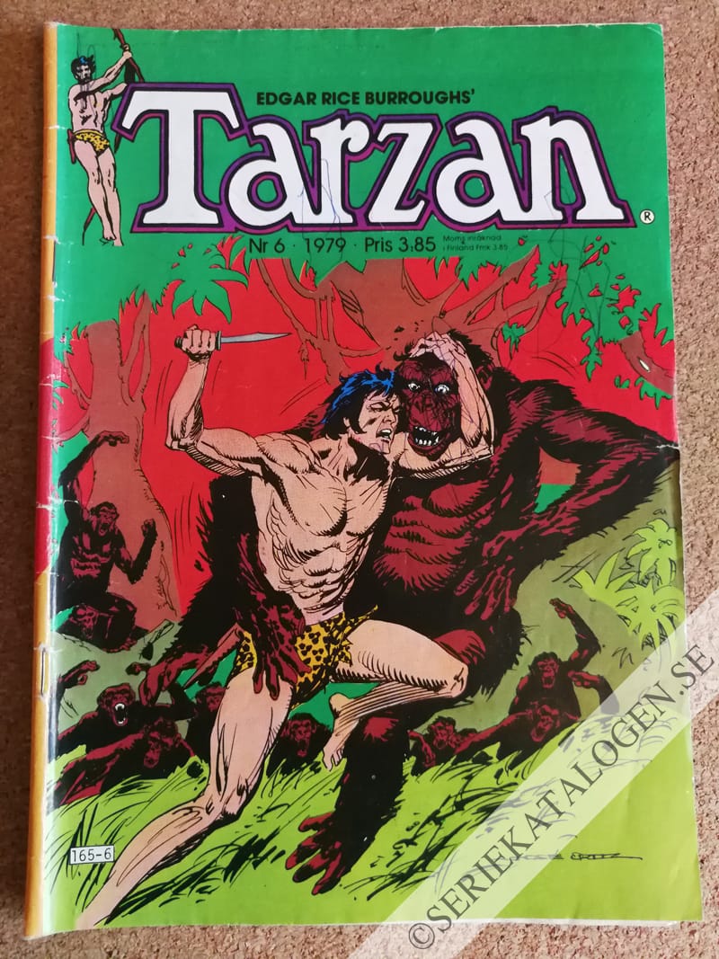 Framsida på Tarzan #6 (1979)