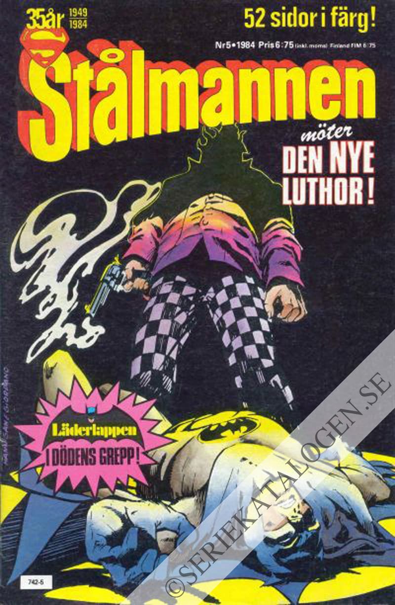 Framsida på Stålmannen #5 (1984)
