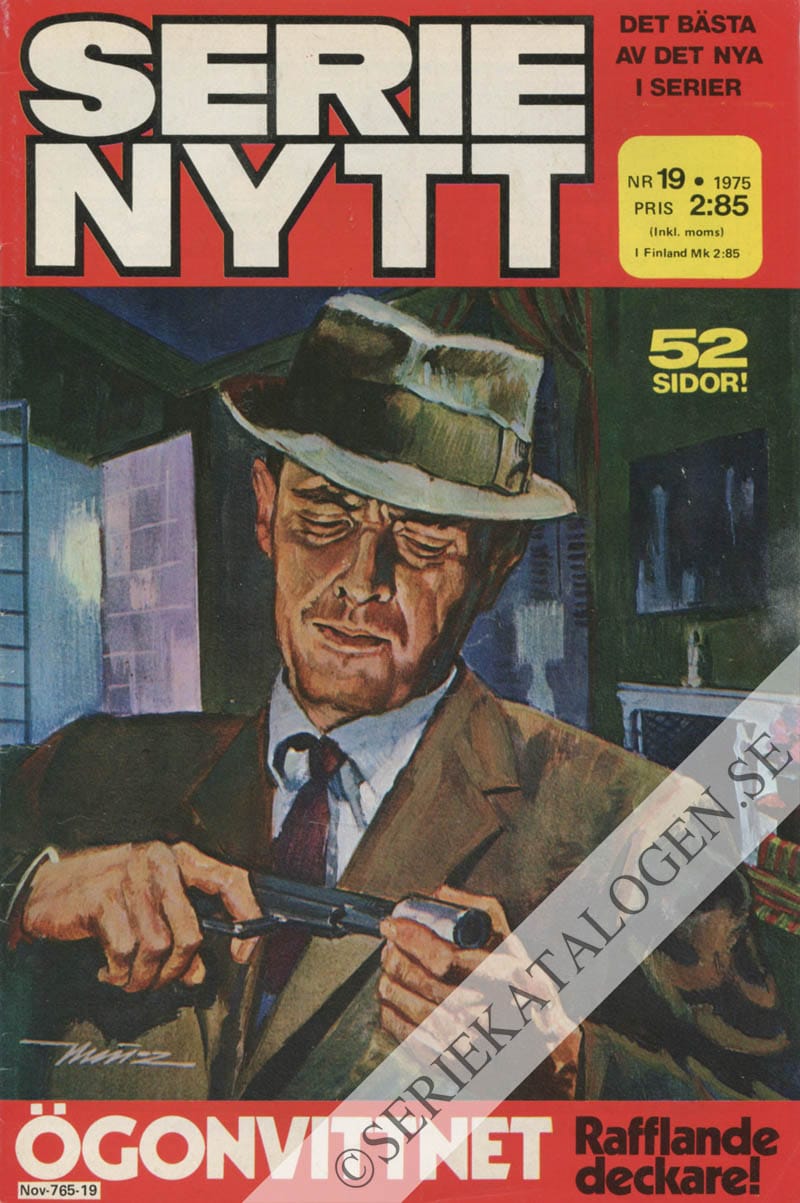 Framsida på Serie-Nytt #19 (1975)