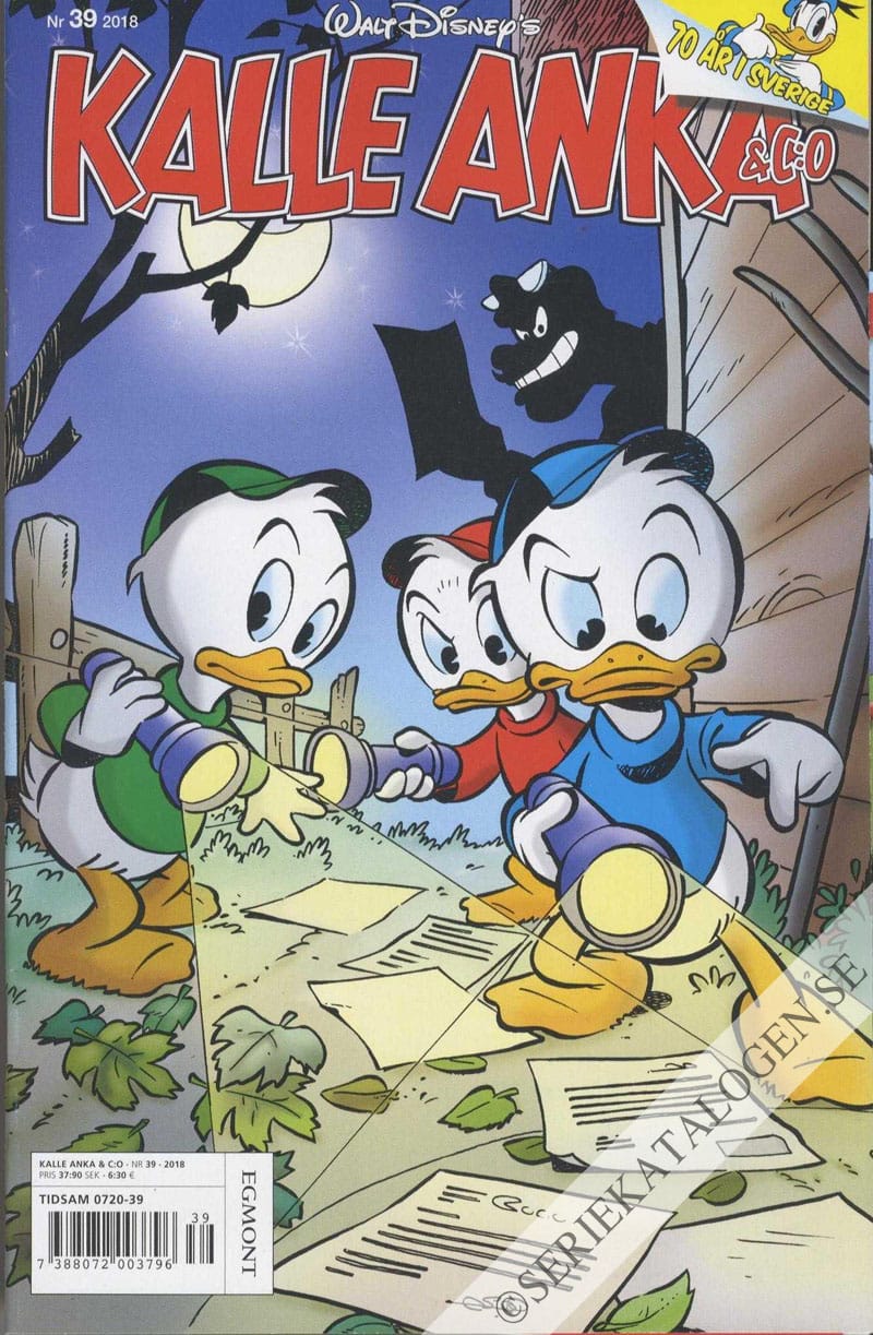 Framsida på Kalle Anka & C:o #39 (2018)