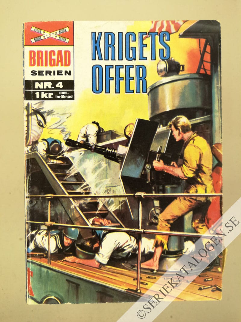 Framsida på Brigadserien Krigets offer (1967)