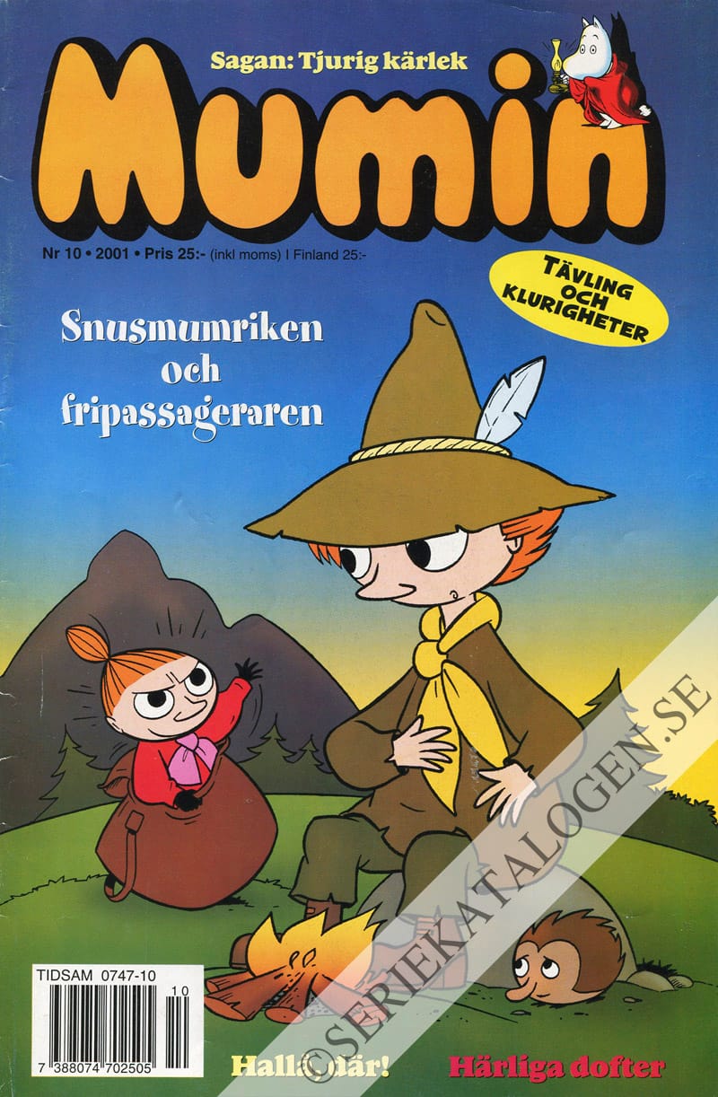 Framsida på Muminmagasinet #10 (2001)