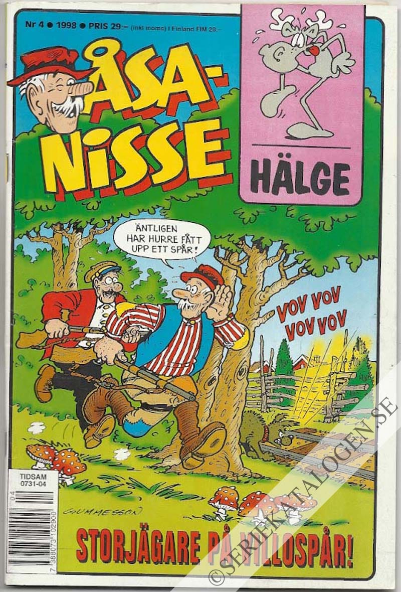 Framsida på Åsa-Nisse #4 (1998)