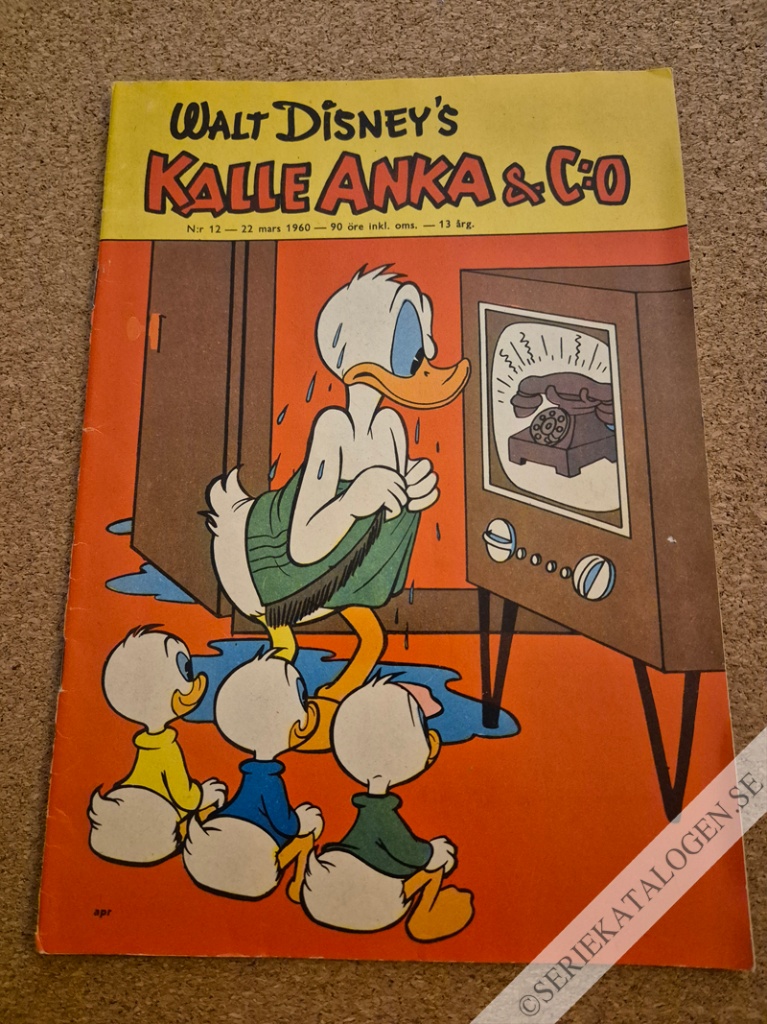 Framsida på Kalle Anka & C:o #12 (1960)