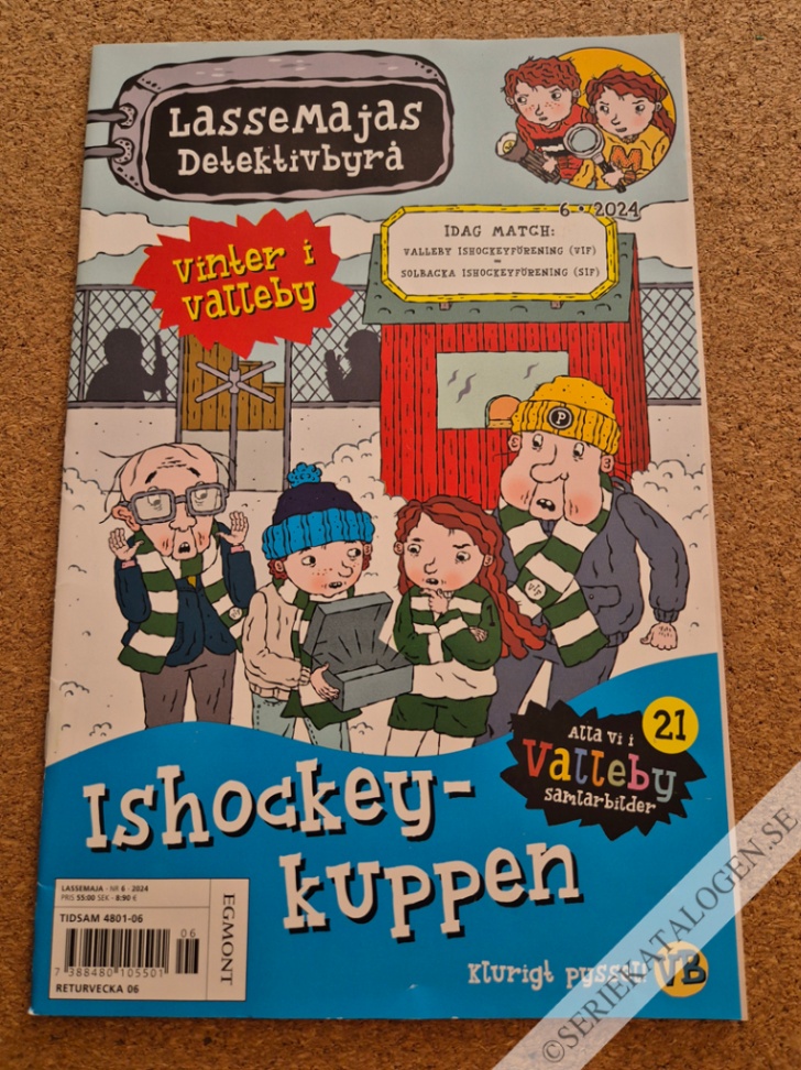 Framsida på LasseMajas detektivbyrå #6 (2024)