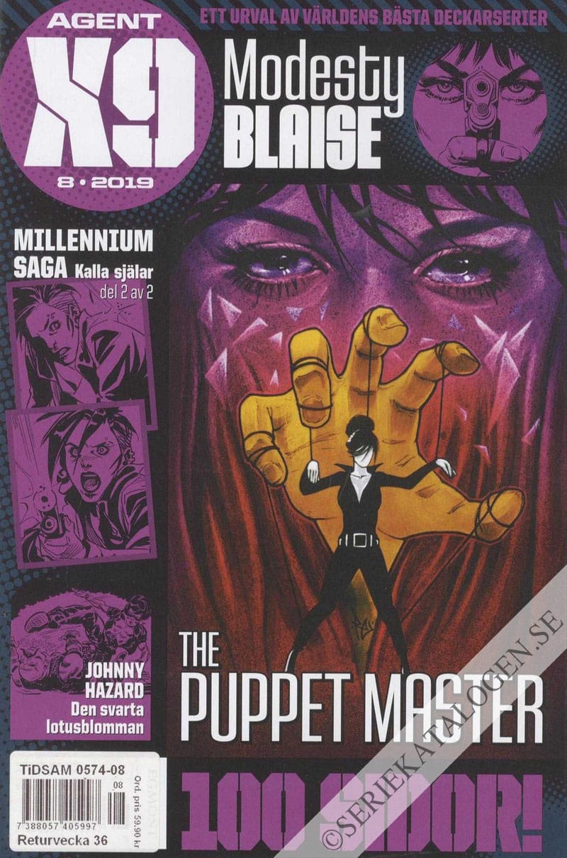 Framsida på Agent X9 #8 (2019)