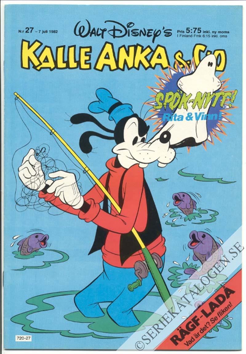 Framsida på Kalle Anka & C:o #27 (1982)