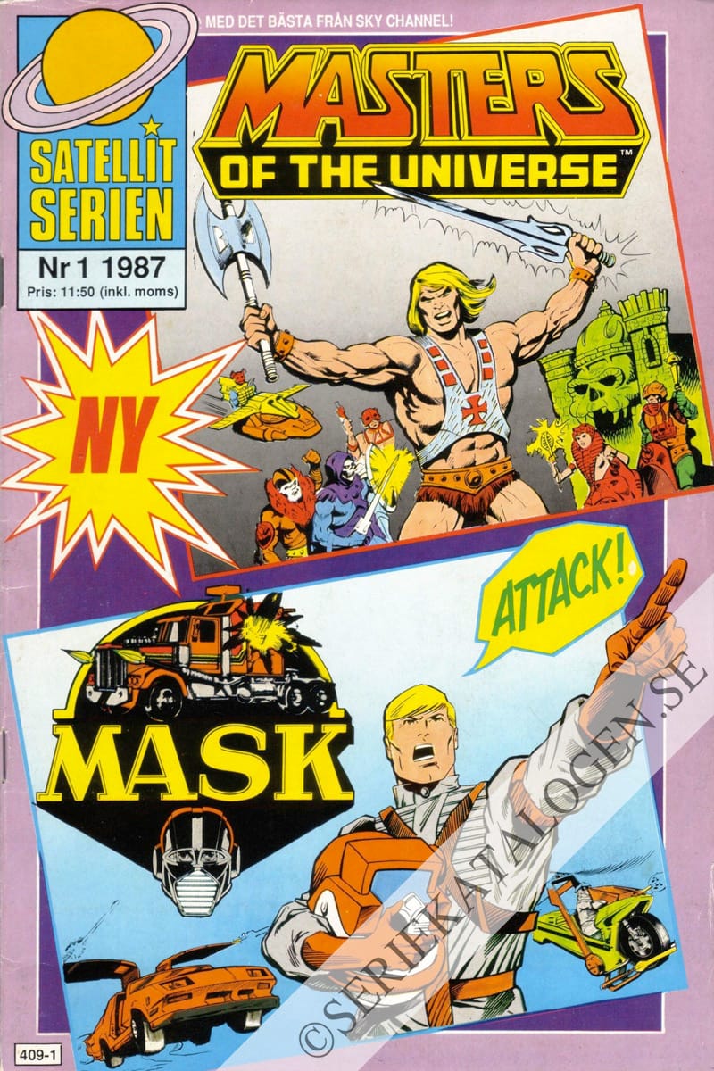 Framsida på Satellitserien #1 (1987)