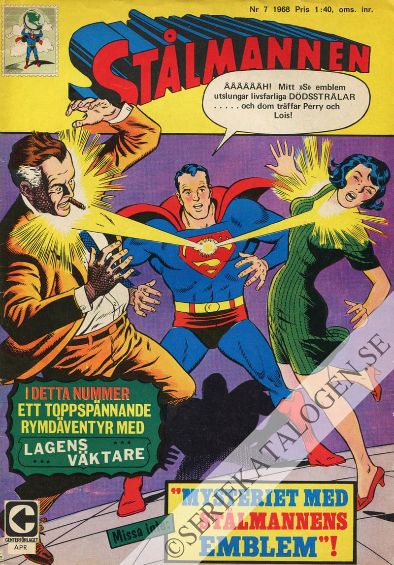 Framsida på Stålmannen #7 (1968)