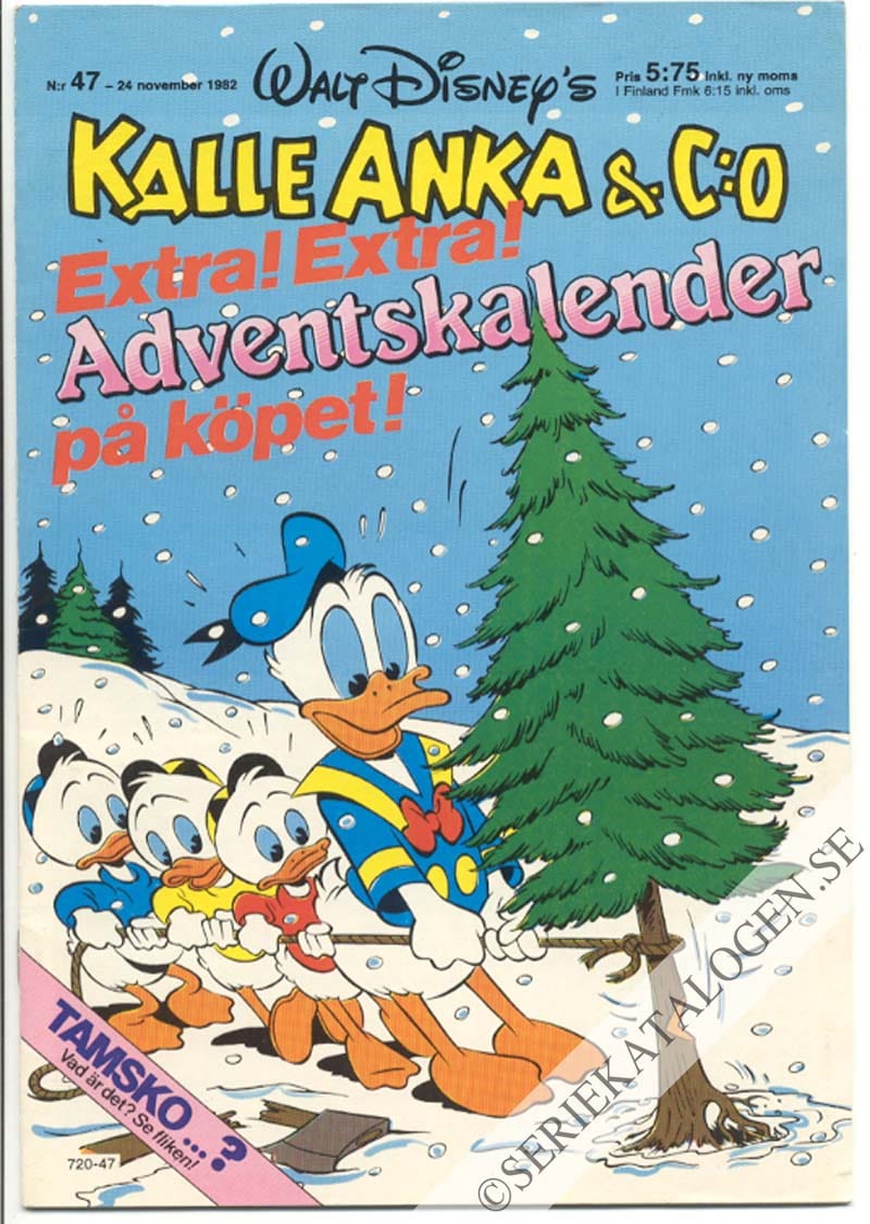 Framsida på Kalle Anka & C:o #47 (1982)