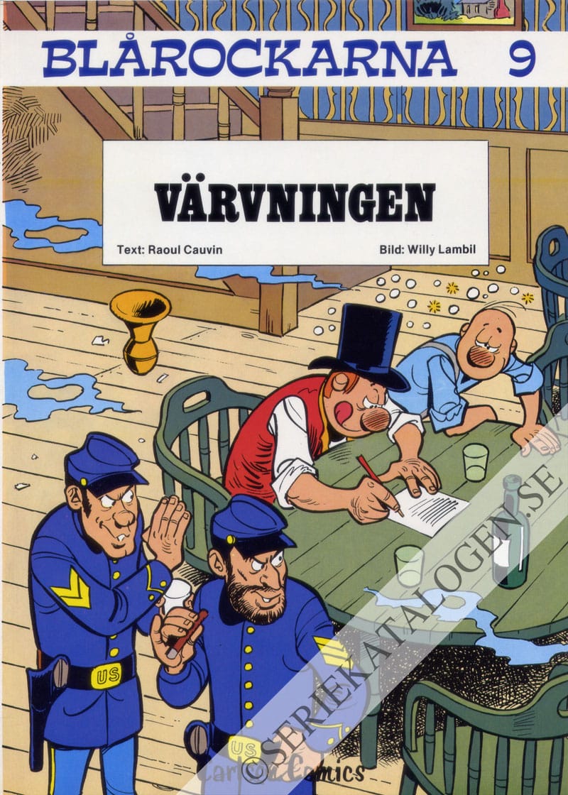 Framsida på Blårockarna Värvningen (1985)