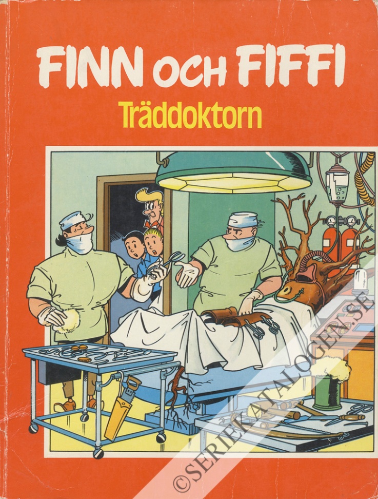 Framsida på Finn och Fiffi #4 - Träddoktorn (1978)