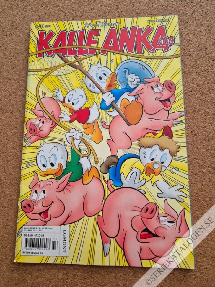 Framsida på Kalle Anka & C:o #33 (2024)