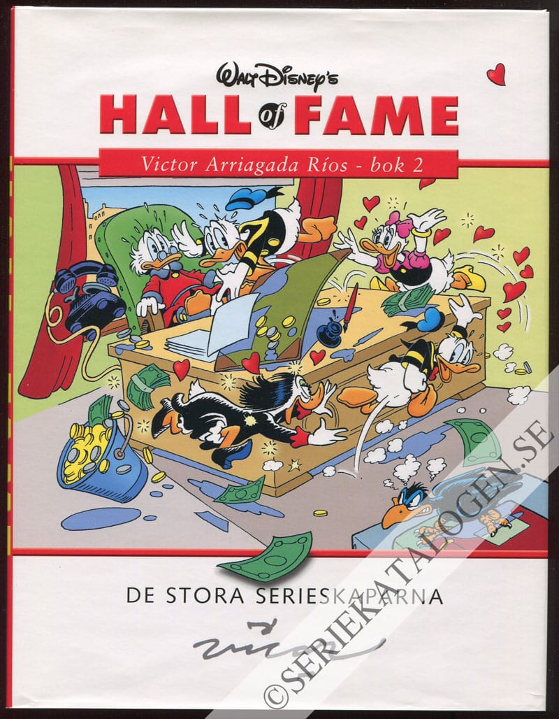 Framsida på Walt Disney's Hall of fame - De stora serieskaparna Victor Arriagada Ríos - bok 2 (2008)