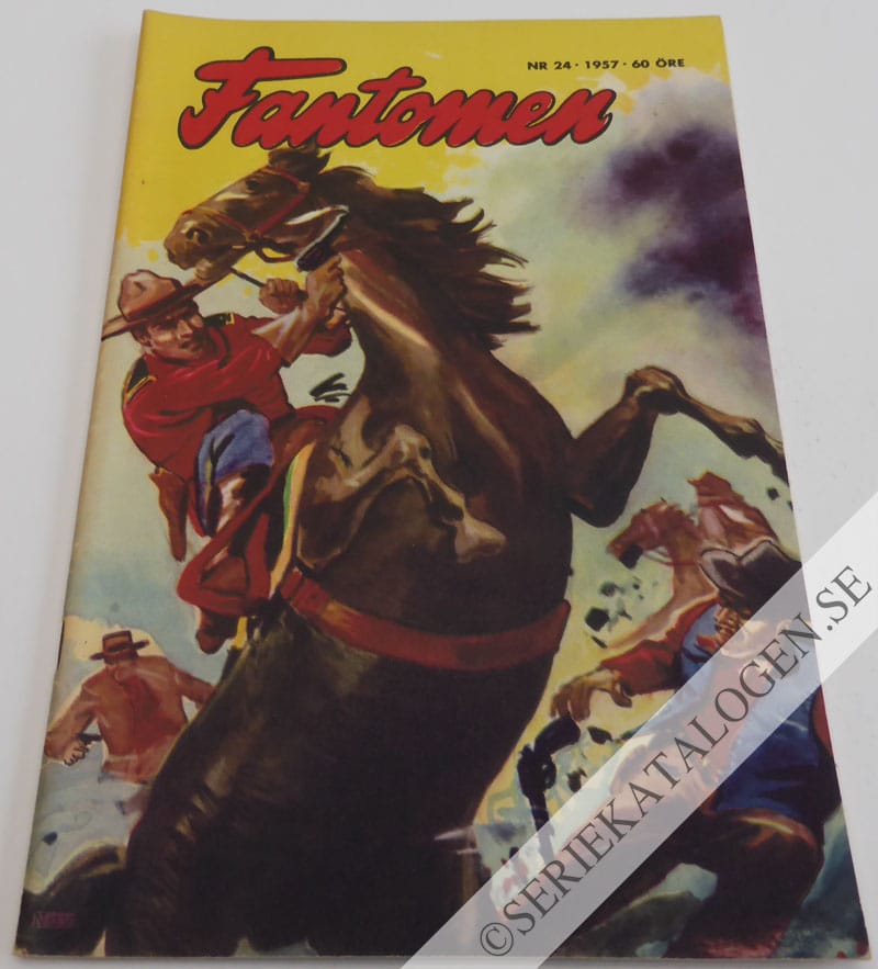 Framsida på Fantomen #24 (1957)