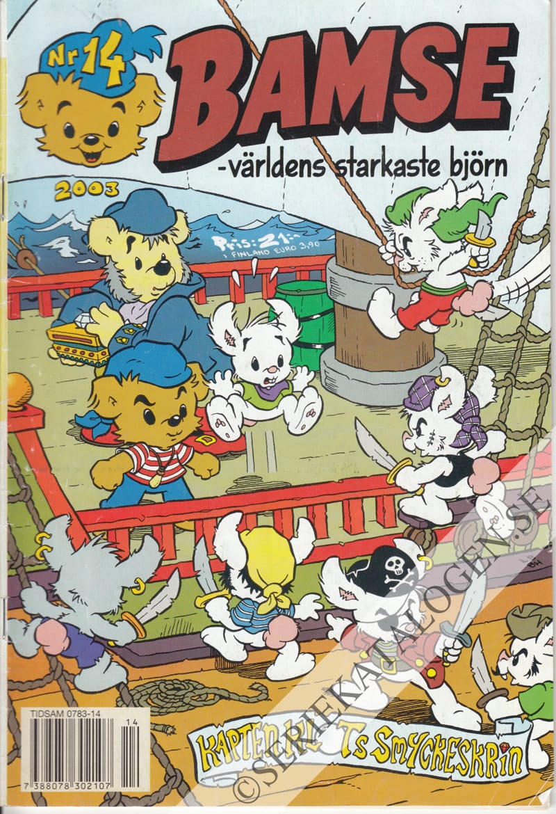 Framsida på Bamse #14 (2003)