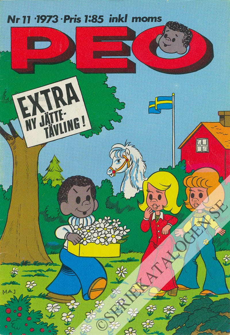 Framsida på Peo #11 (1973)