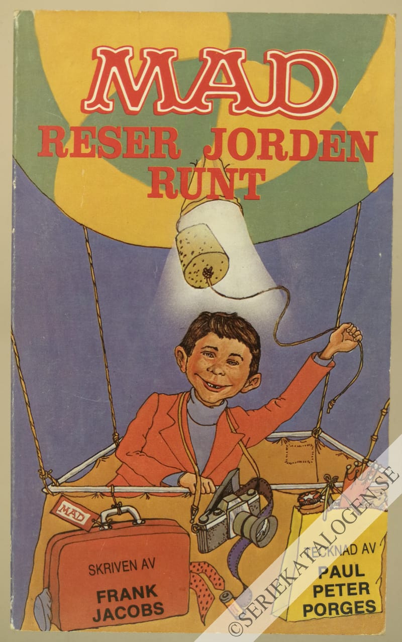 Framsida på MAD-pocket MAD reser jorden runt (1980)