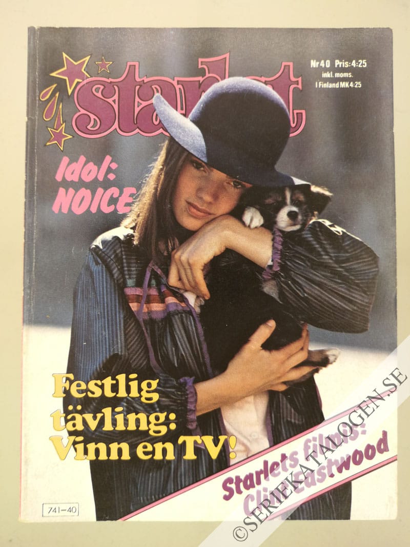 Framsida på Starlet #40 (1981)