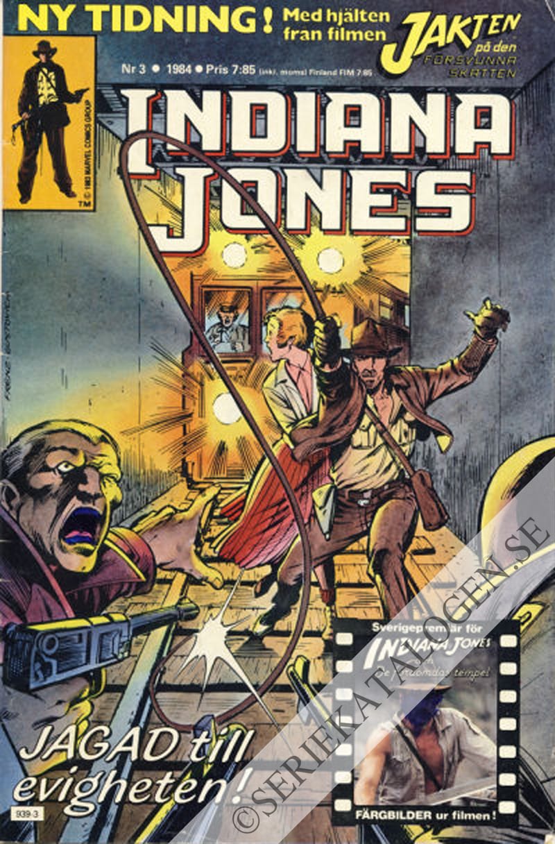 Framsida på Indiana Jones #3 (1984)